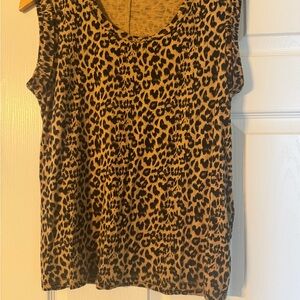 Banana Republic Animal Print Tank Top